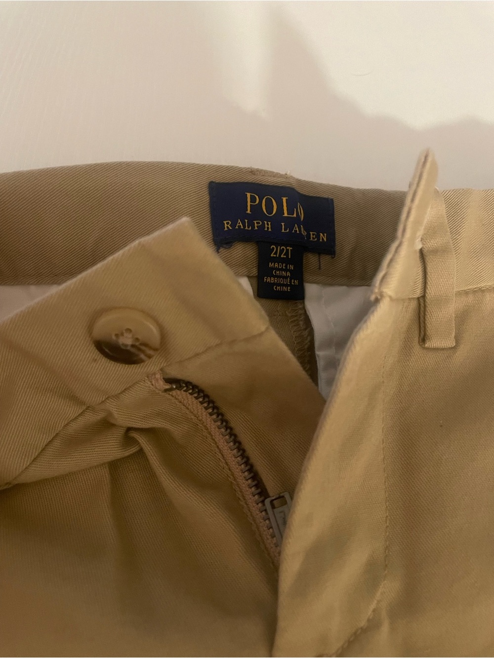 Polo by Ralph Lauren Tan Chino Pants. Size 2t. Only worn once!